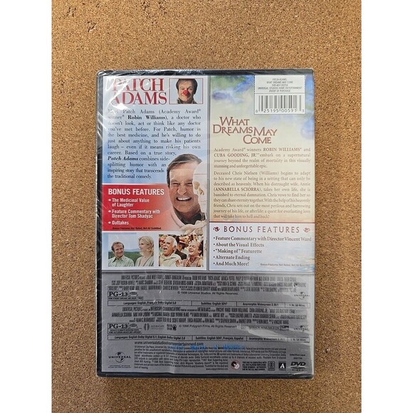 Patch Adams & What Dreams May Come (DVD, 1998) - Picture 3 of 3